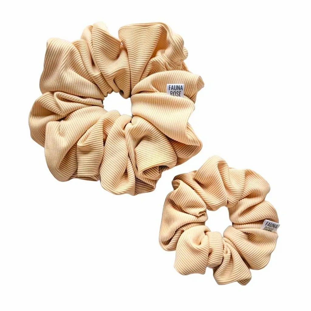 Latte Scrunchie XL + Mini