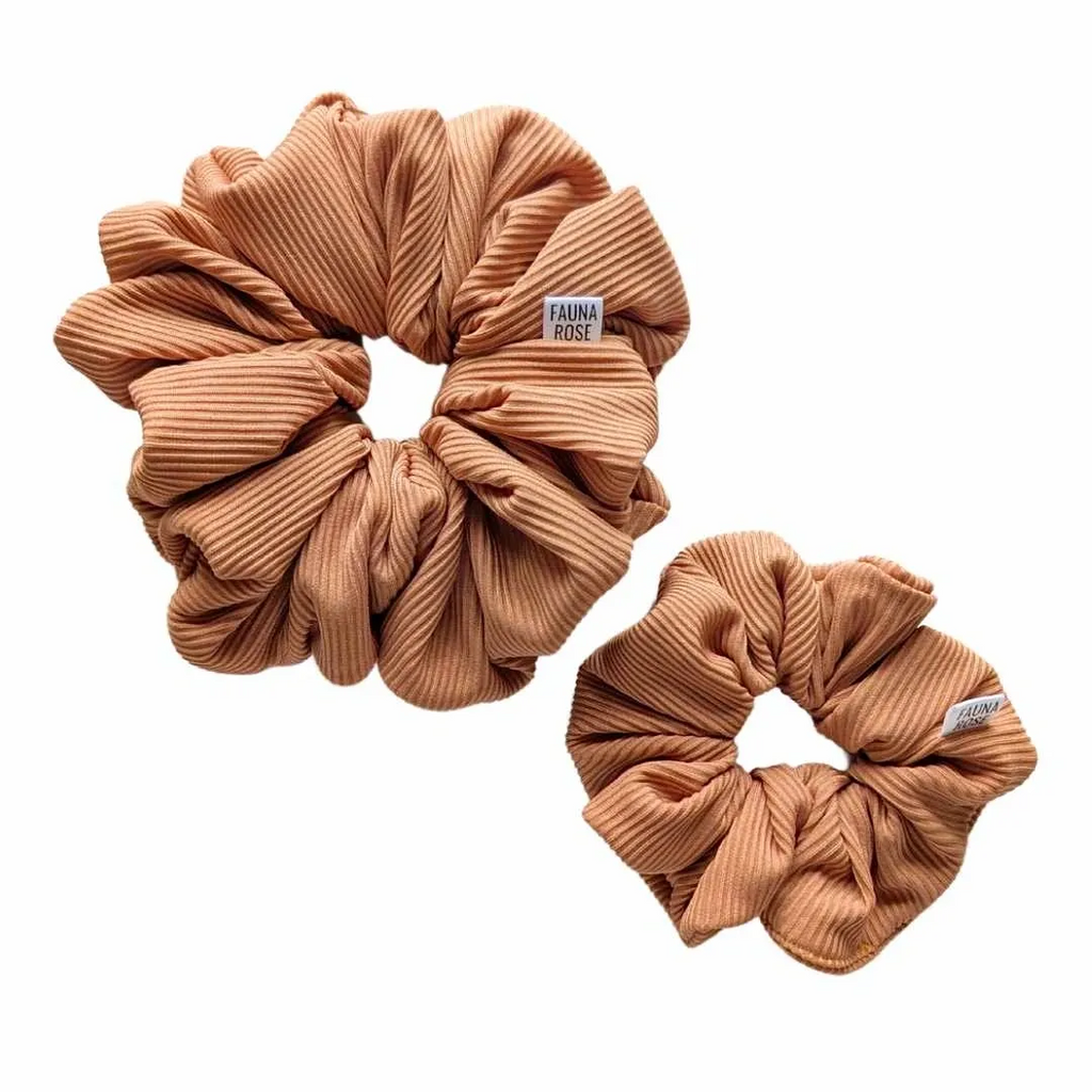 Cappuccino Scrunchie XL + Mini