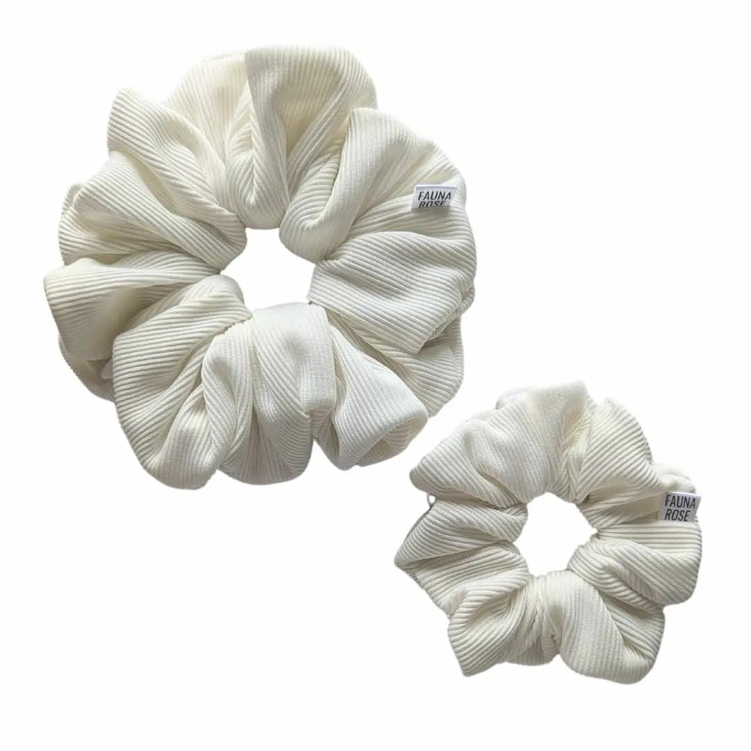 Milk Scrunchie XL + Mini