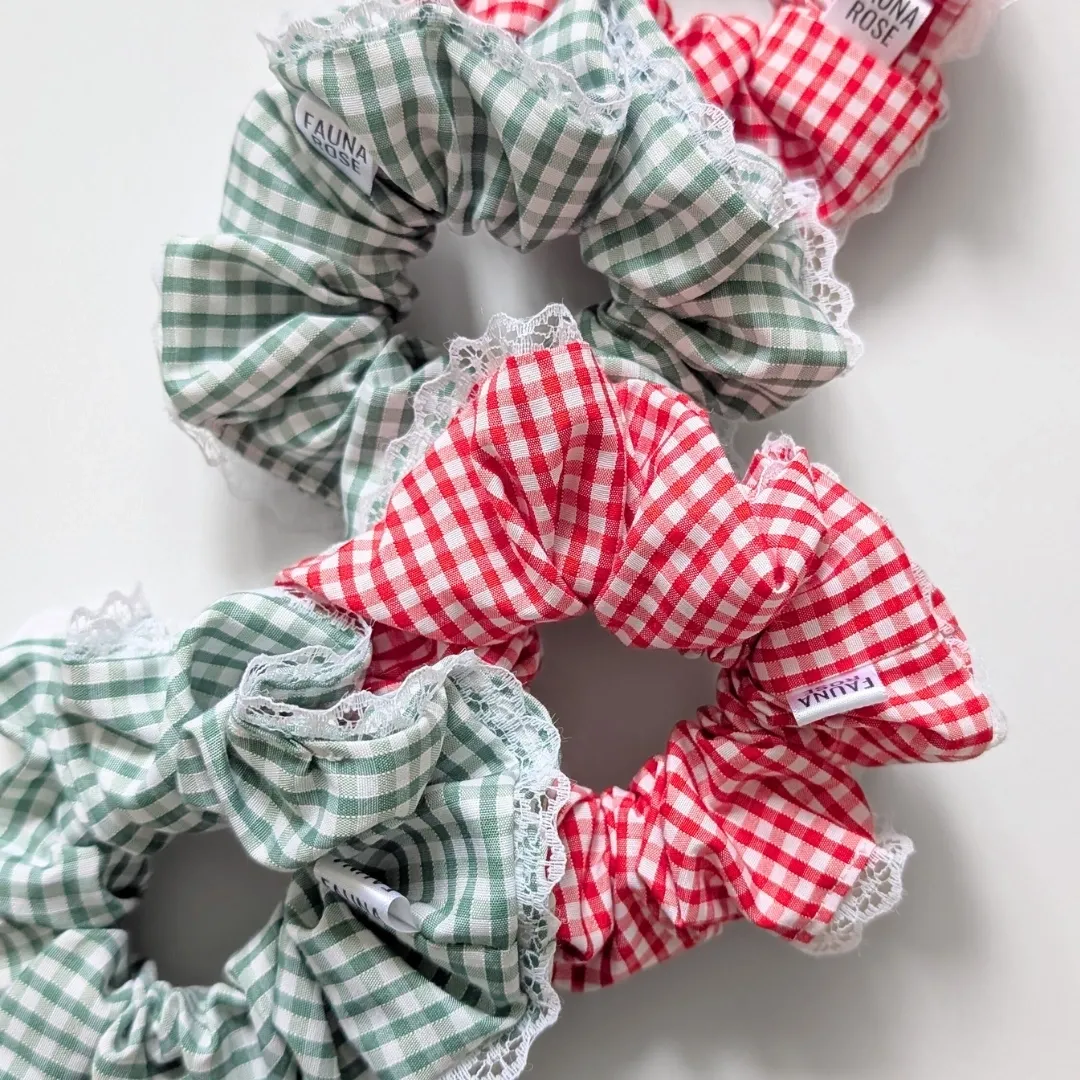 Robyn & Ruth Lace Detail Scrunchie