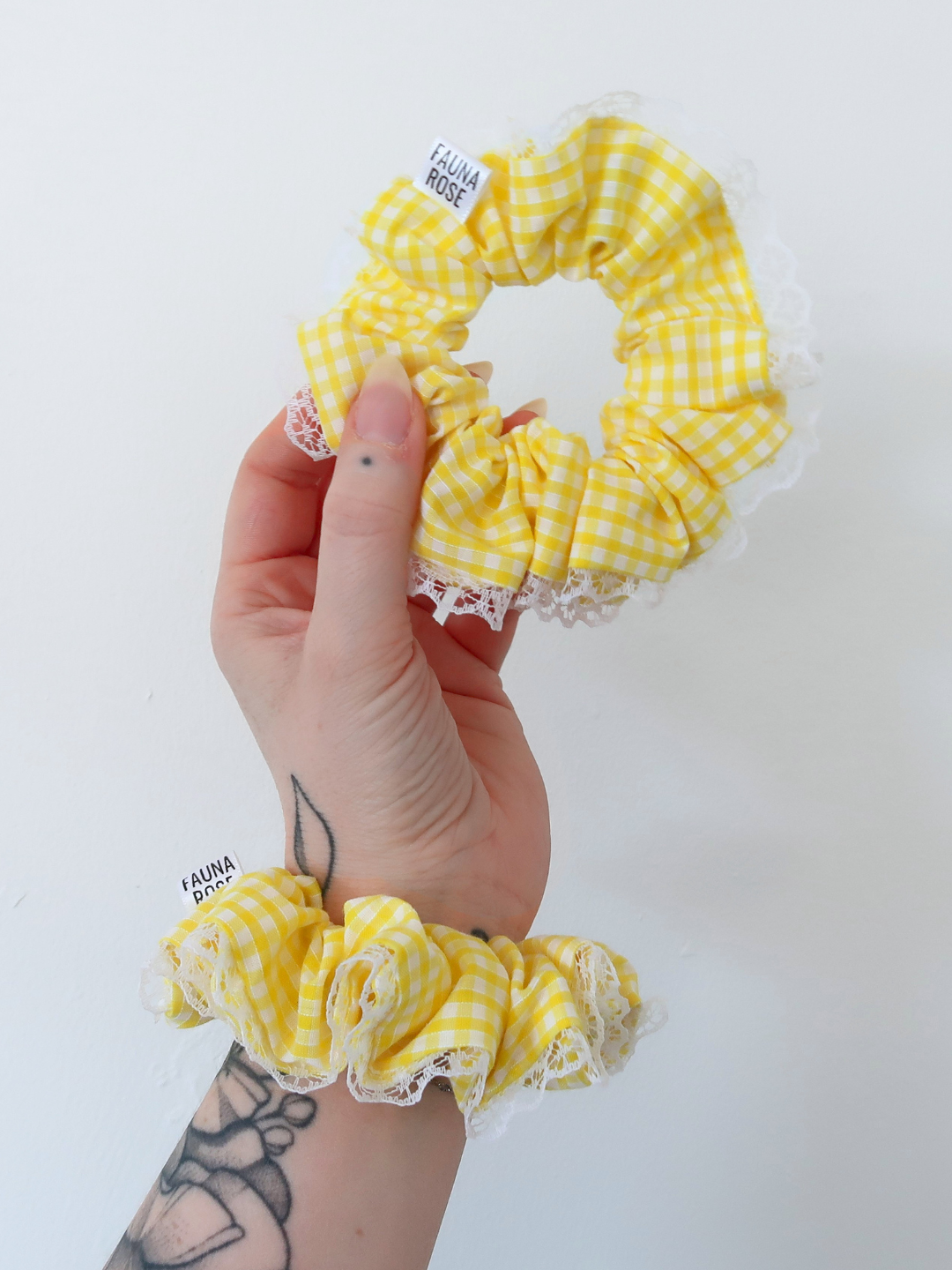Rae Lace Detail Scrunchie