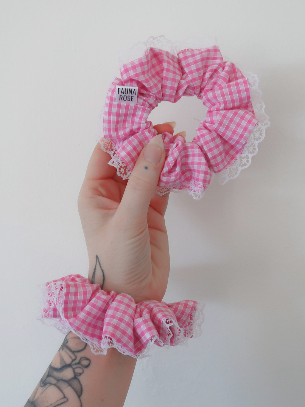 Rosalie Lace Detail Scrunchie