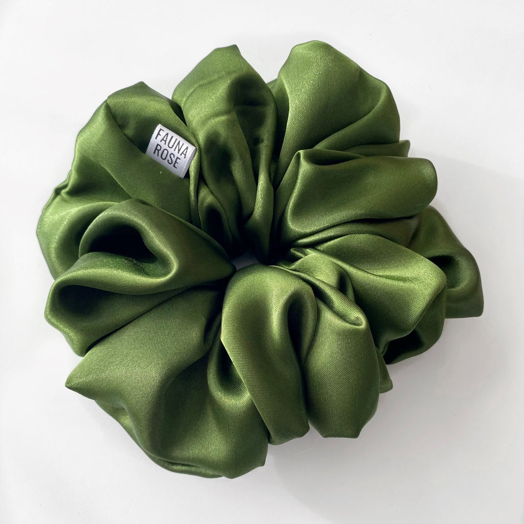 Olive Scrunchie XL + Mini