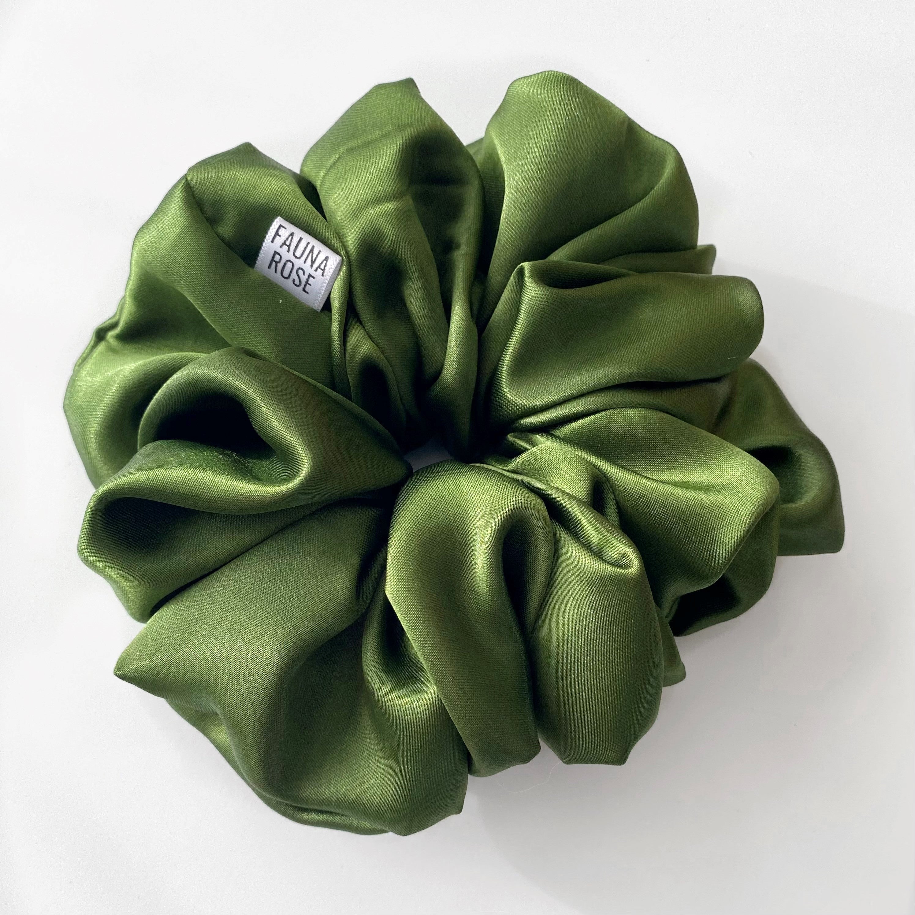 Olive Scrunchie XL + Mini