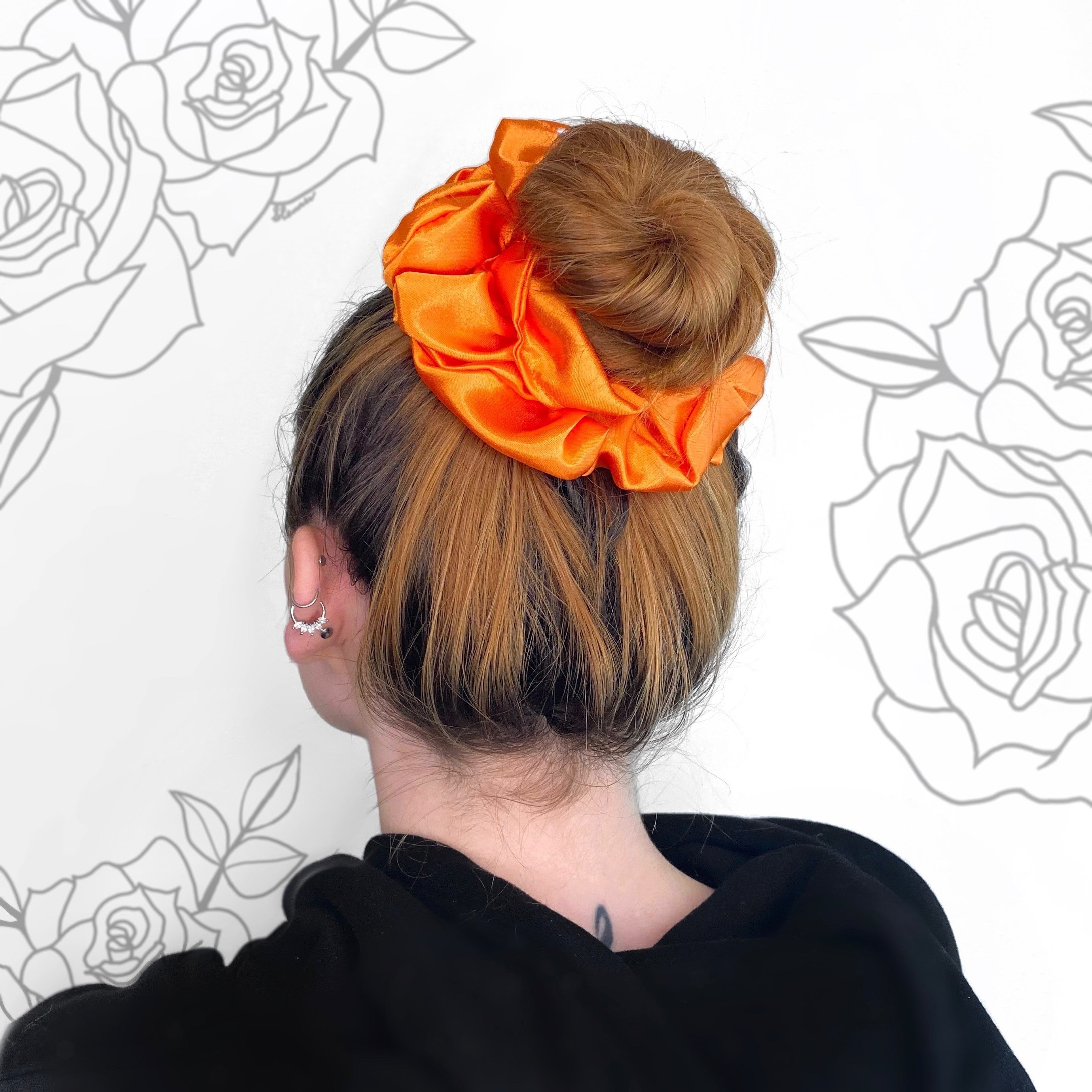 Pumpkin Scrunchie XL + Mini